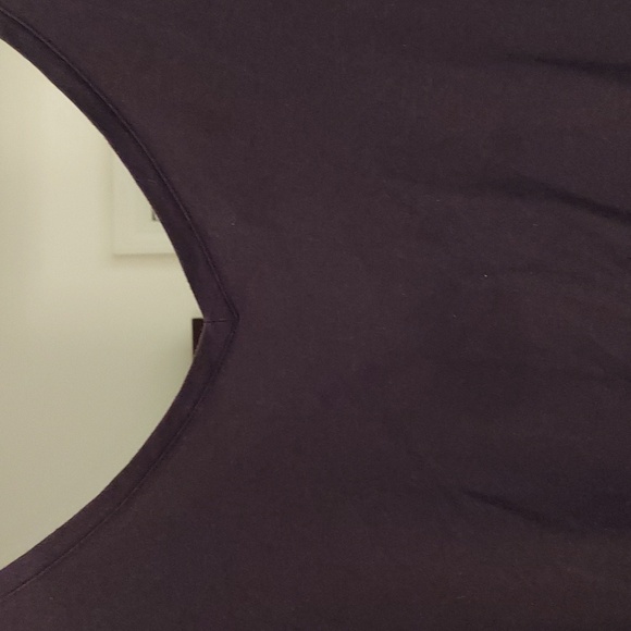 Women's Ellos V-neck short sleeve tshirt black 1x - Picture 3 of 7